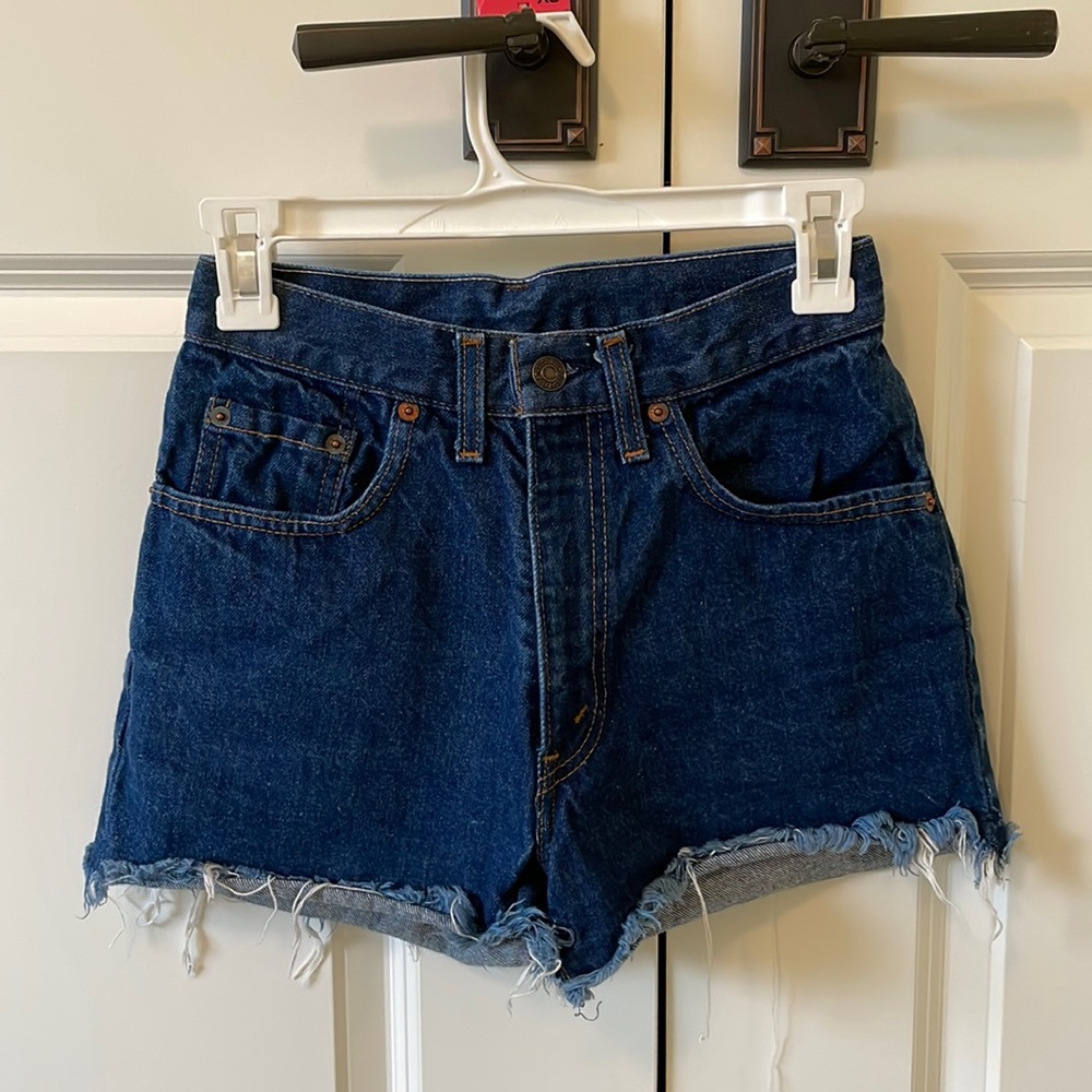 Levi’s High-Waisted Denim Shorts